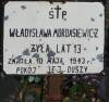 Wadysawa Mordasiewicz, died 1943
